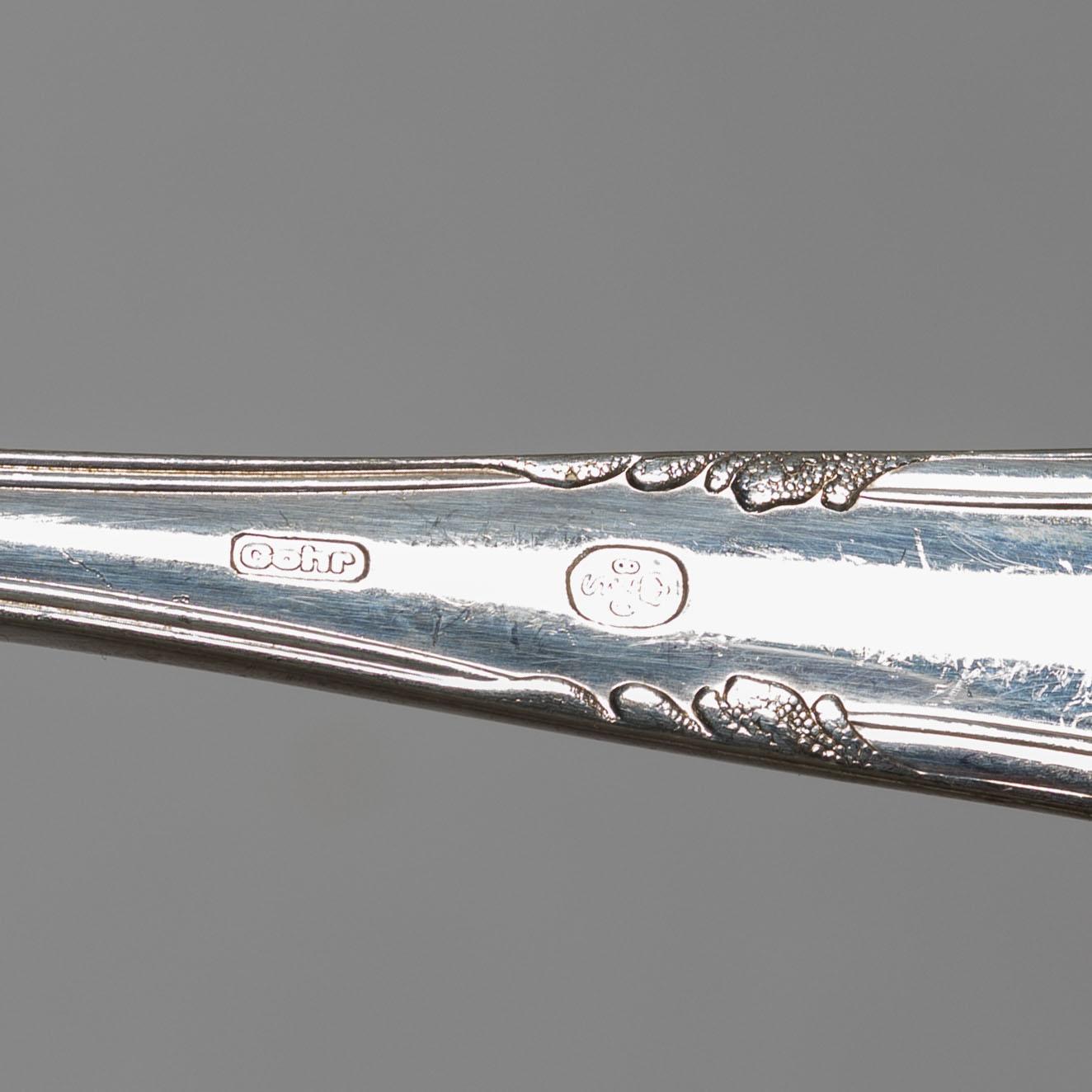 A 64-piece Swedish silver cutlery set, model 'Herrgård', including MEMA, Eskilstuna 1996.