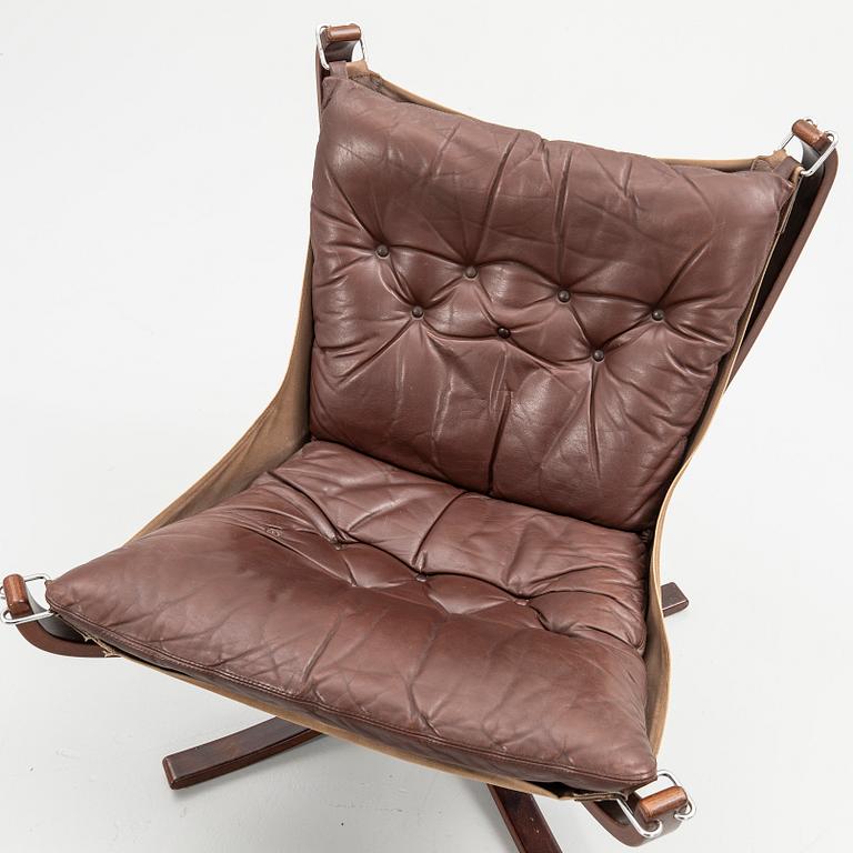 Armchair, "Falcon chair", Sigurd Rusell, Vatne Møbler, Norway.