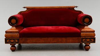 SOFFA, biedermeier, 1800-talets mitt.