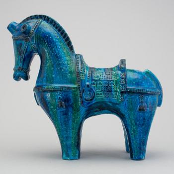 A stoneware sculpture by Aldo Londi and Raymor Bitossi.