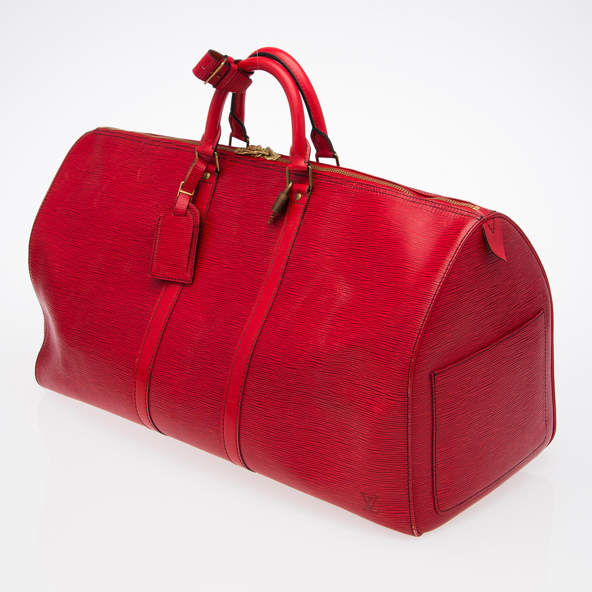 LOUIS VUITTON,  "Keepall 55 Epi", LAUKKU.