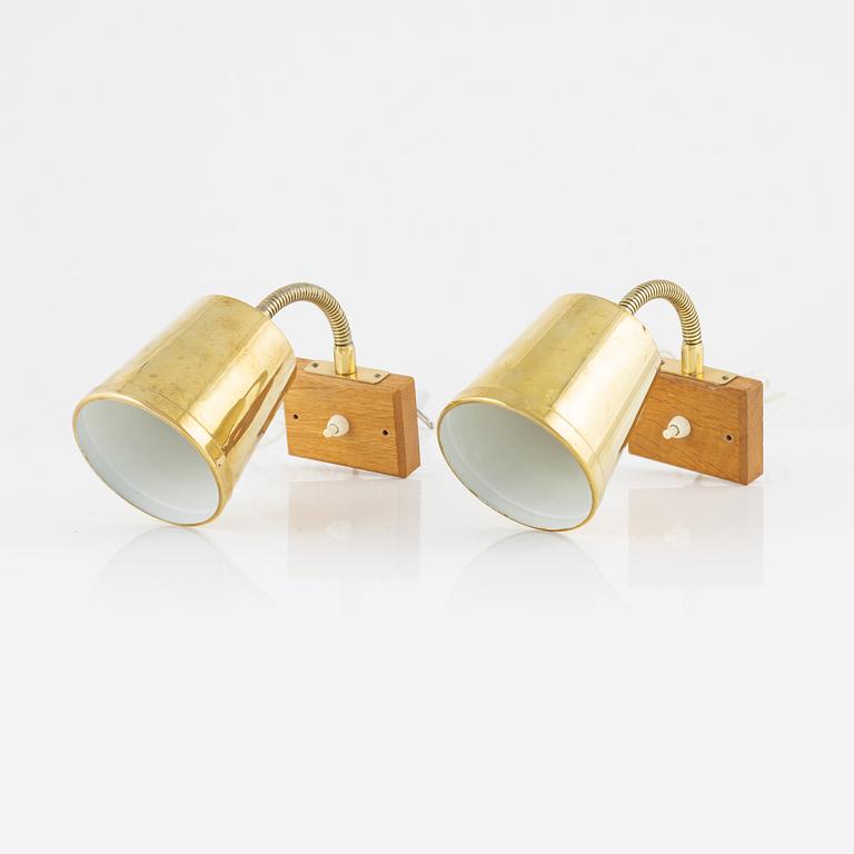 Vägglampor, Bröderna Johansson Autometall, Skellefteå, 1900-talets mitt.