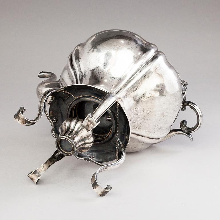 SAZIKOV, A Russian silver tea kettle, mark of Sazikov, Saint Petersburg 1847.