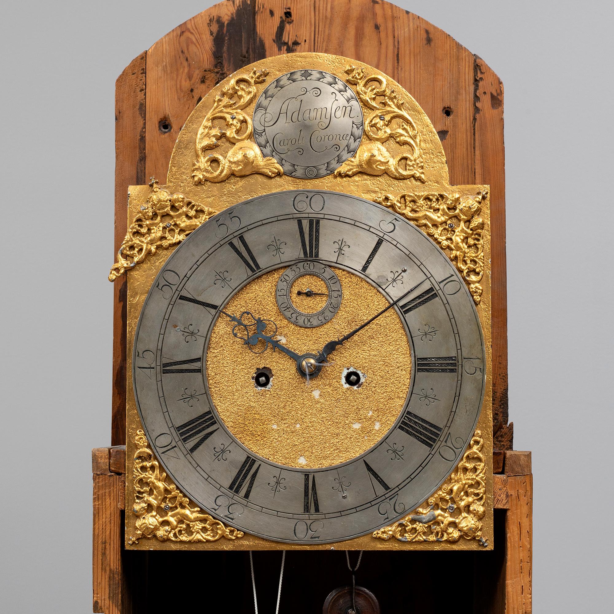 LONGCASE CLOCK, second half of the 18th century.