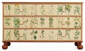 431. A Josef Frank 'Flora' chest of drawers, by Svenskt Tenn.