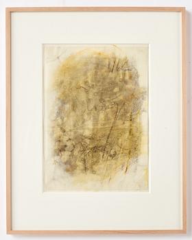 Eddie Figge, mixed media on thin paper, signed and dated 1962.