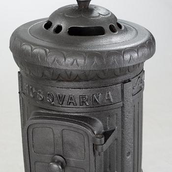 A cast iron stove by Husqvarna on the first half of the 20th century.