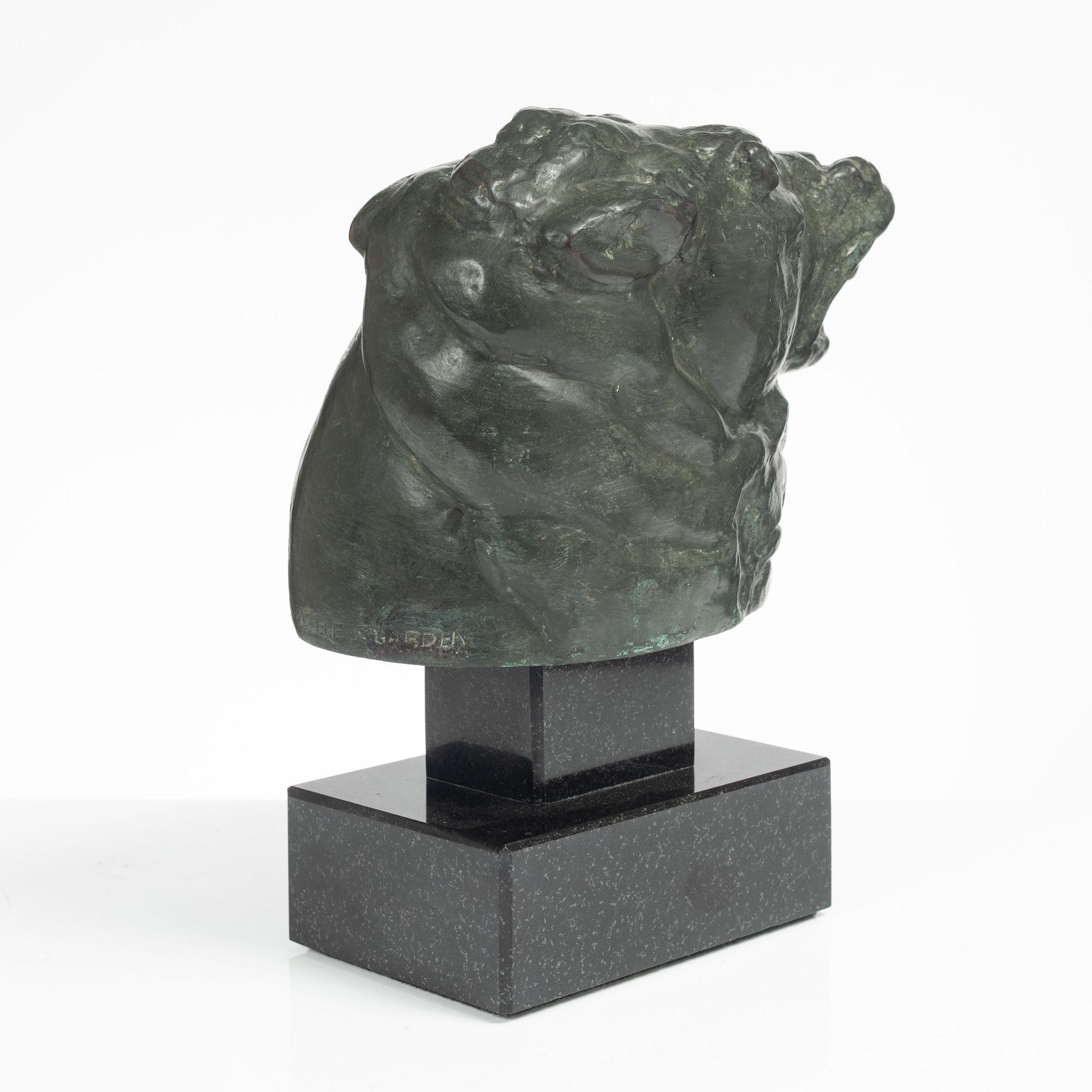 Carl Milles, efter. Skulptur, brons, märkt Millesgården.