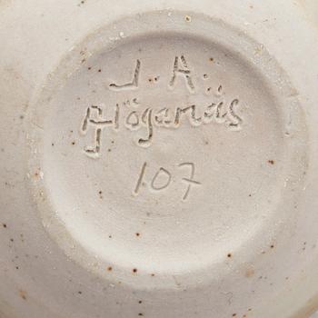 John Andersson & Yngve Blixt vases 2 signed Höganäs stoneware.