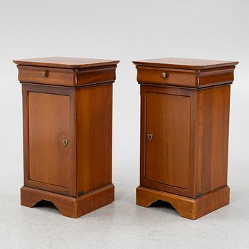 A pair of bedside tables, Grange, France, late 20th century.