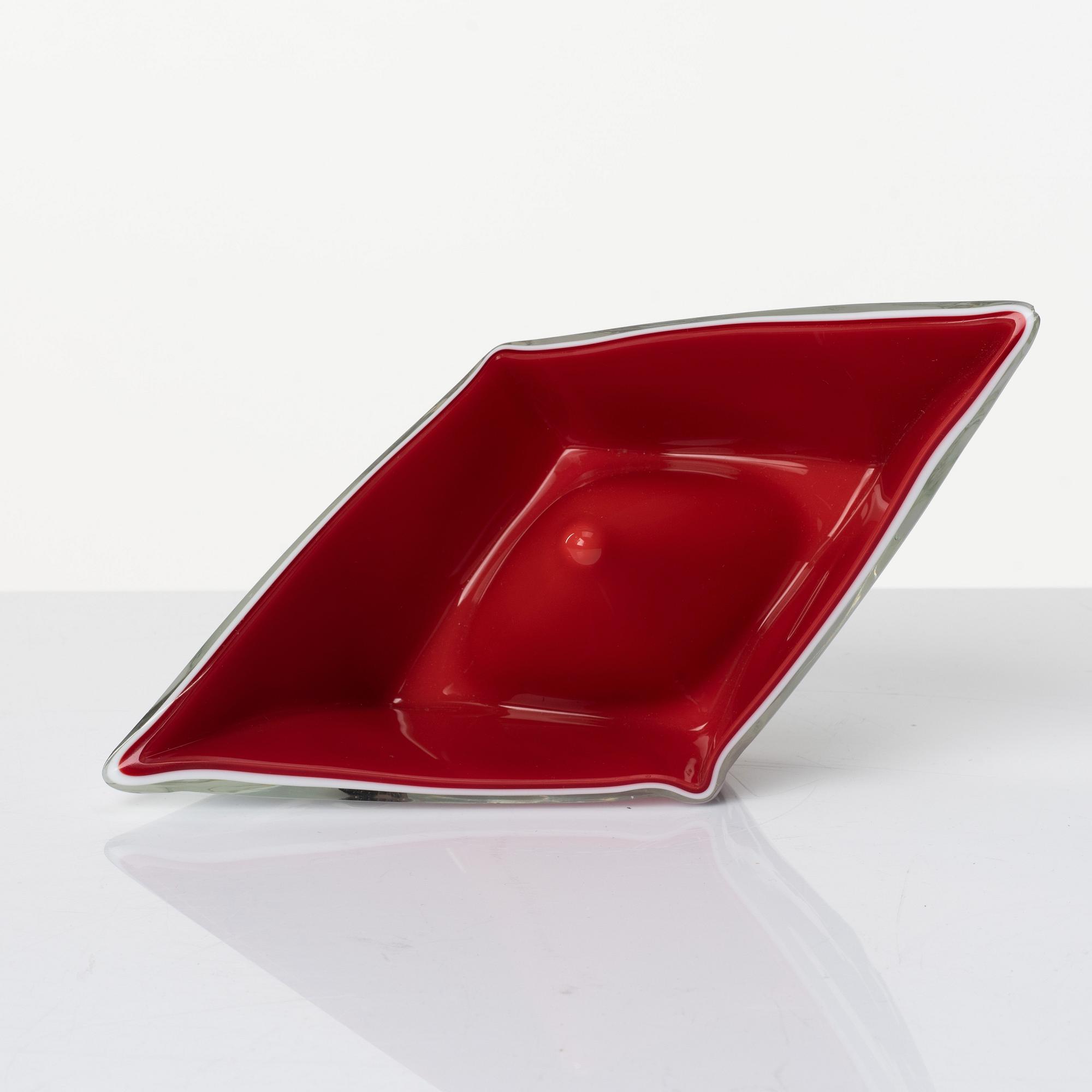Gino Vistosi, a "Bicolori bowl", Vistosi, model S-196, Italy.