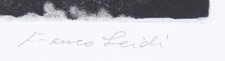 FRANCO LEIDI, fotogravyr, sign.