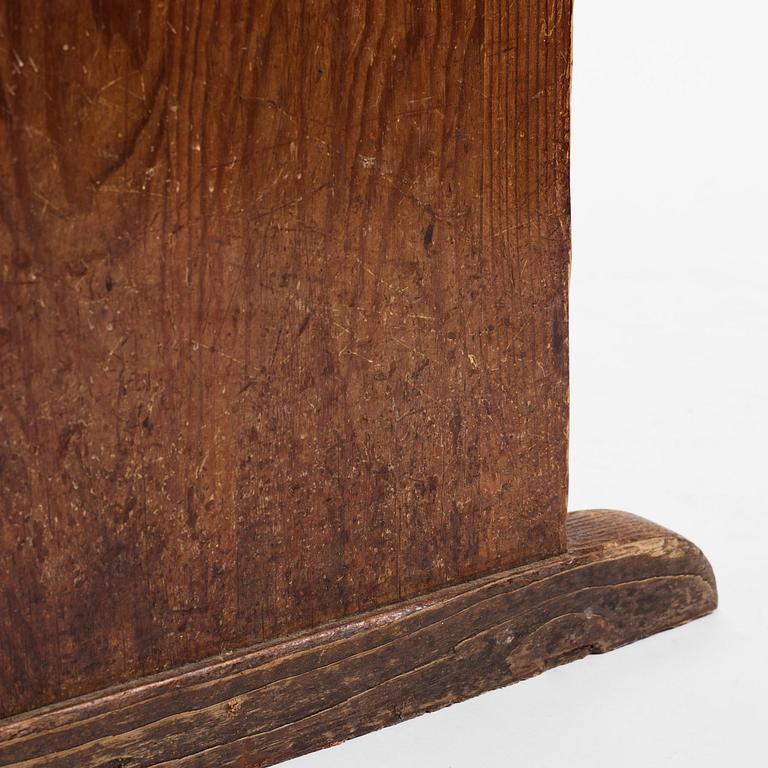 Axel Einar Hjorth, a stained pine "Sport" table, Nordiska Kompaniet, Sweden, 1930s.