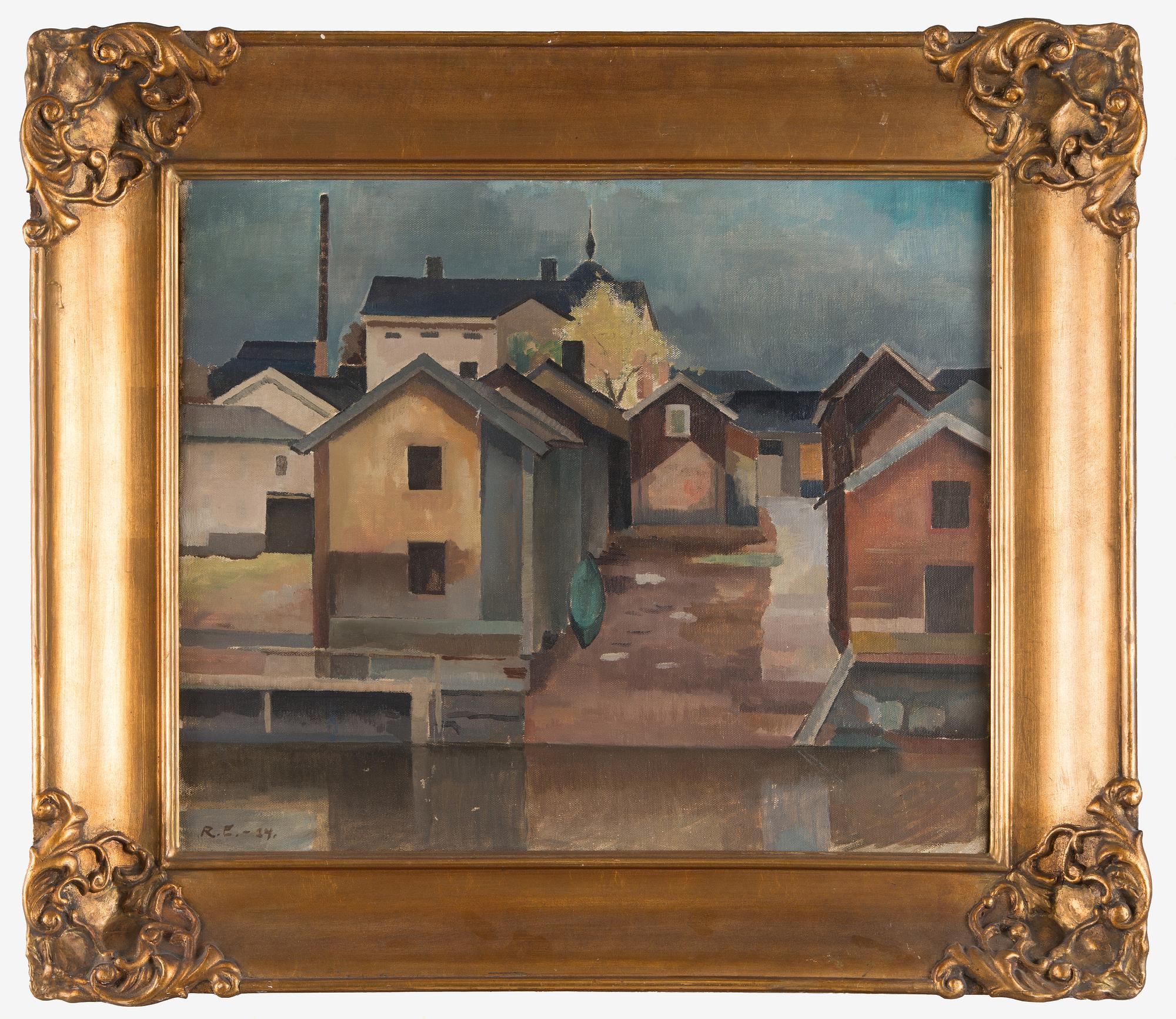 Ragnar Ekelund, Gamla Stan i Borgå.