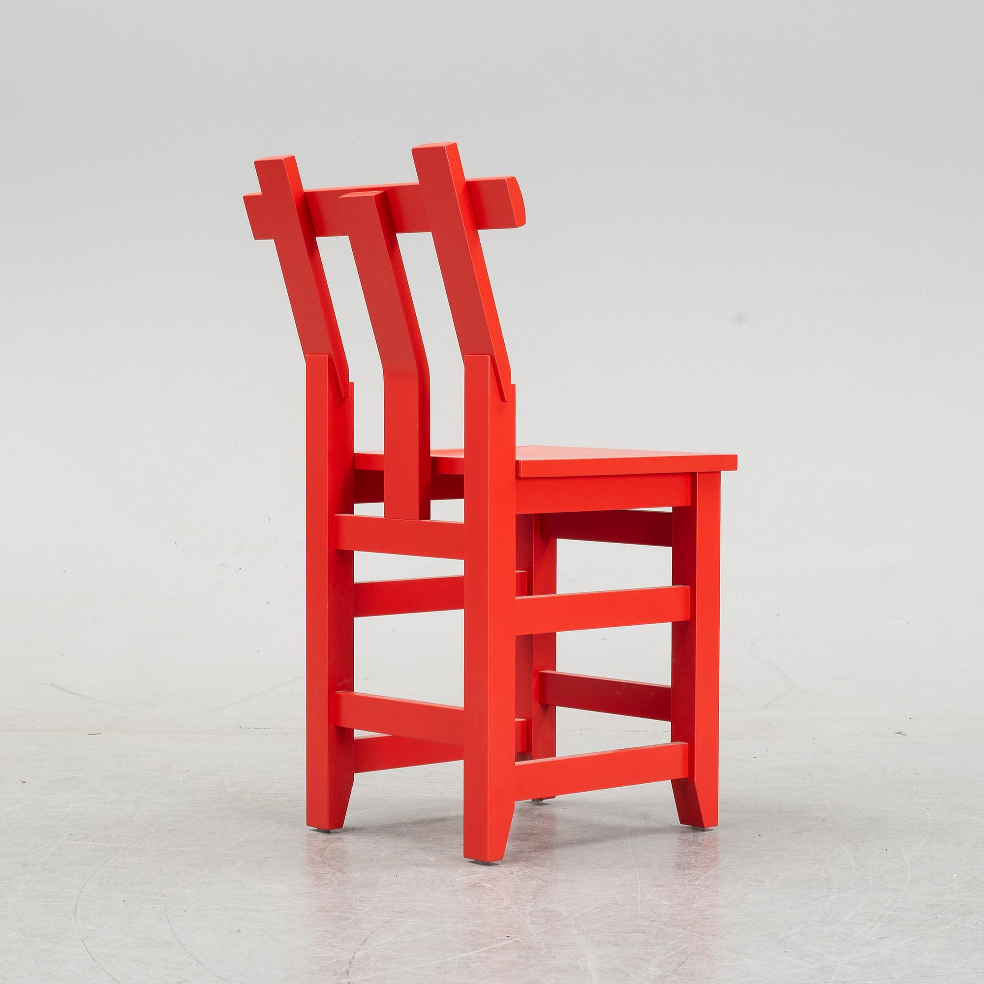 John Kandell, stol, "Pim Pim", Källemo AB. Formgiven 1990.