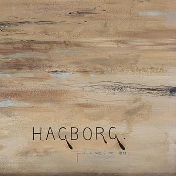 August Hagborg, "Fiskebåten välsignas" (Bénédiction d'une barque).