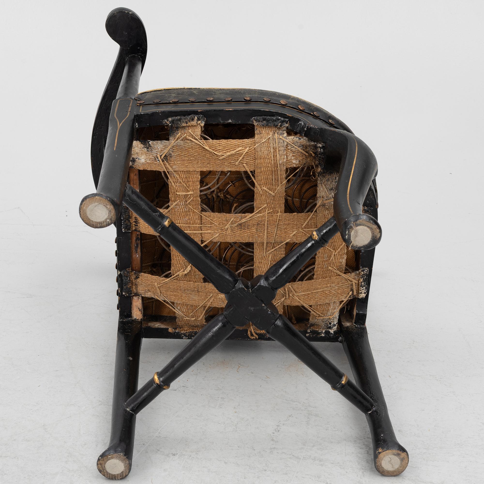 Puderstol, rokoko, 1700-talets andra hälft.