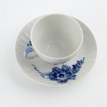 Royal Copenhagen, a 56-piece 'Blå blomst' porcelain service, Royal Copenhagen, Denmark.