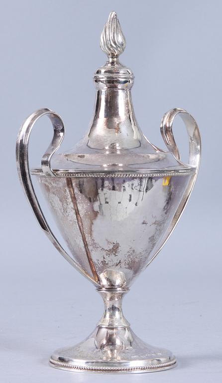 LOCKPOKAL, silver, empirestil, 1966, v ca 440g.