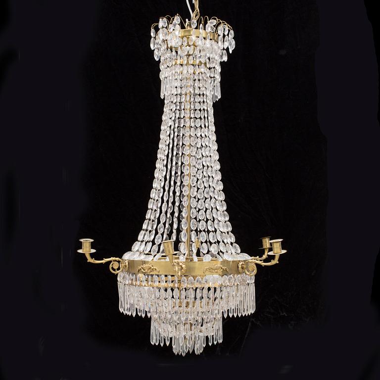 LJUSKRONA, empirestil, 1800-talets andra hälft.