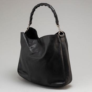 GUCCI, Bamboo Leather Satchel.