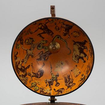 A bar globe, late 20th century.