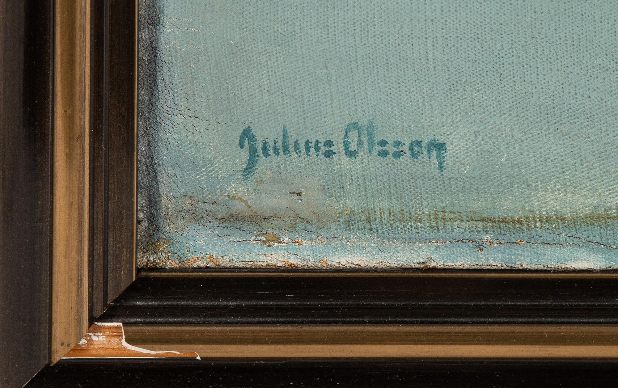 Julius Olsson, oil on canvas, signed.