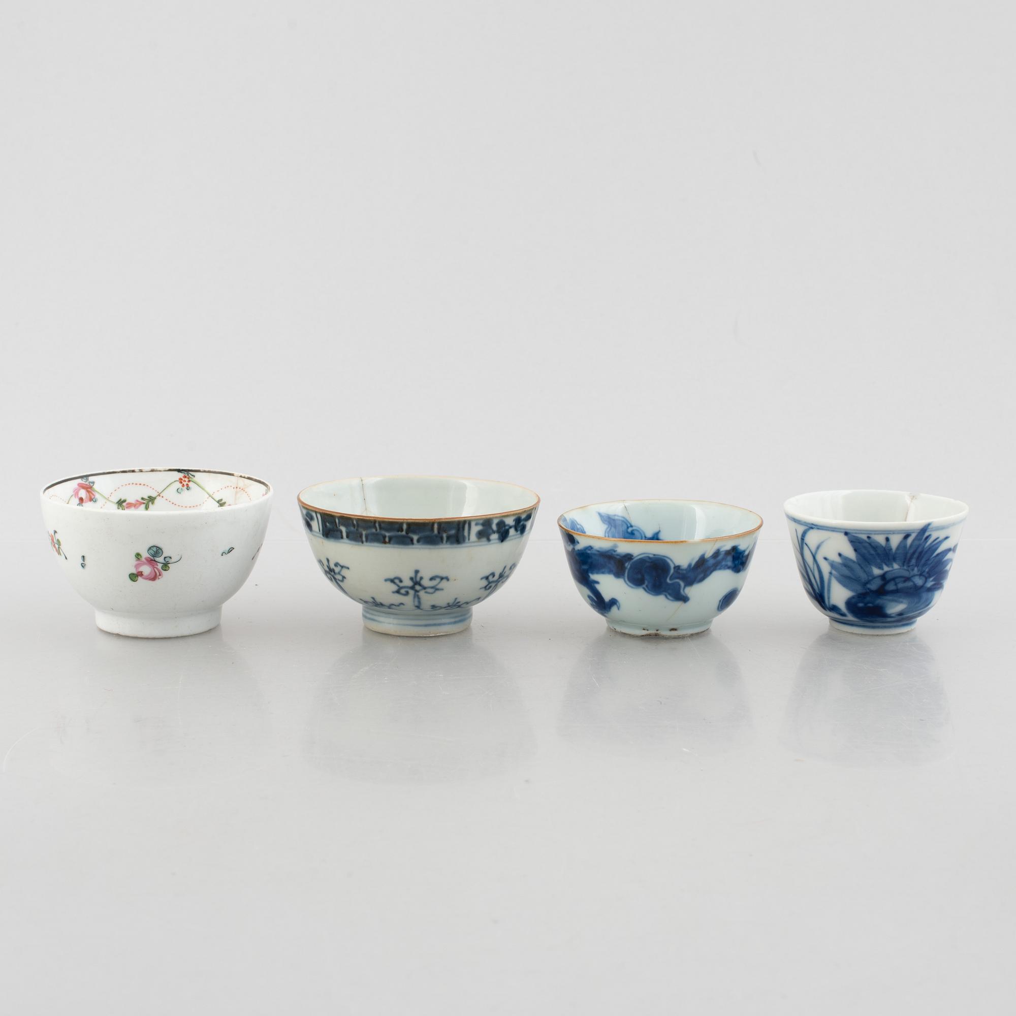 Eleven pieces of Chinese porcelain, 18th and 19th century.