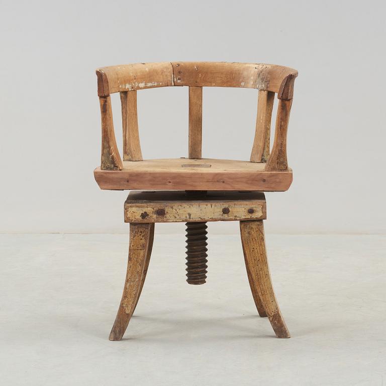 SNURRSTOL, 1800-tal.