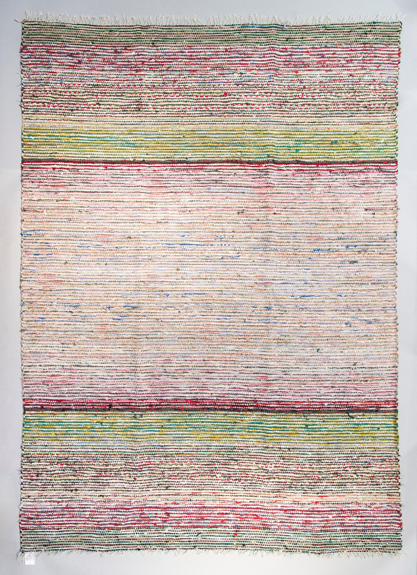 A 1930's Finnish rag rug. Circa 275 x 198 cm.