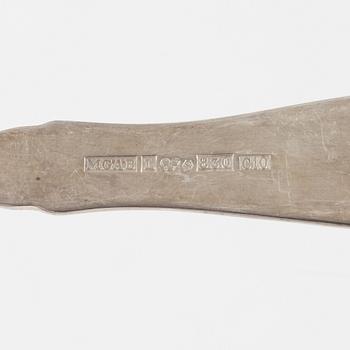 Eric Löfman, fiskbestick, 12+12 silver modell Uppsala. MGAB, Lidköping,  1977.