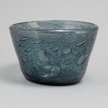 KAJ FRANCK, skål, glas, Nuutajärvi, Notsjö, 1970-tal.