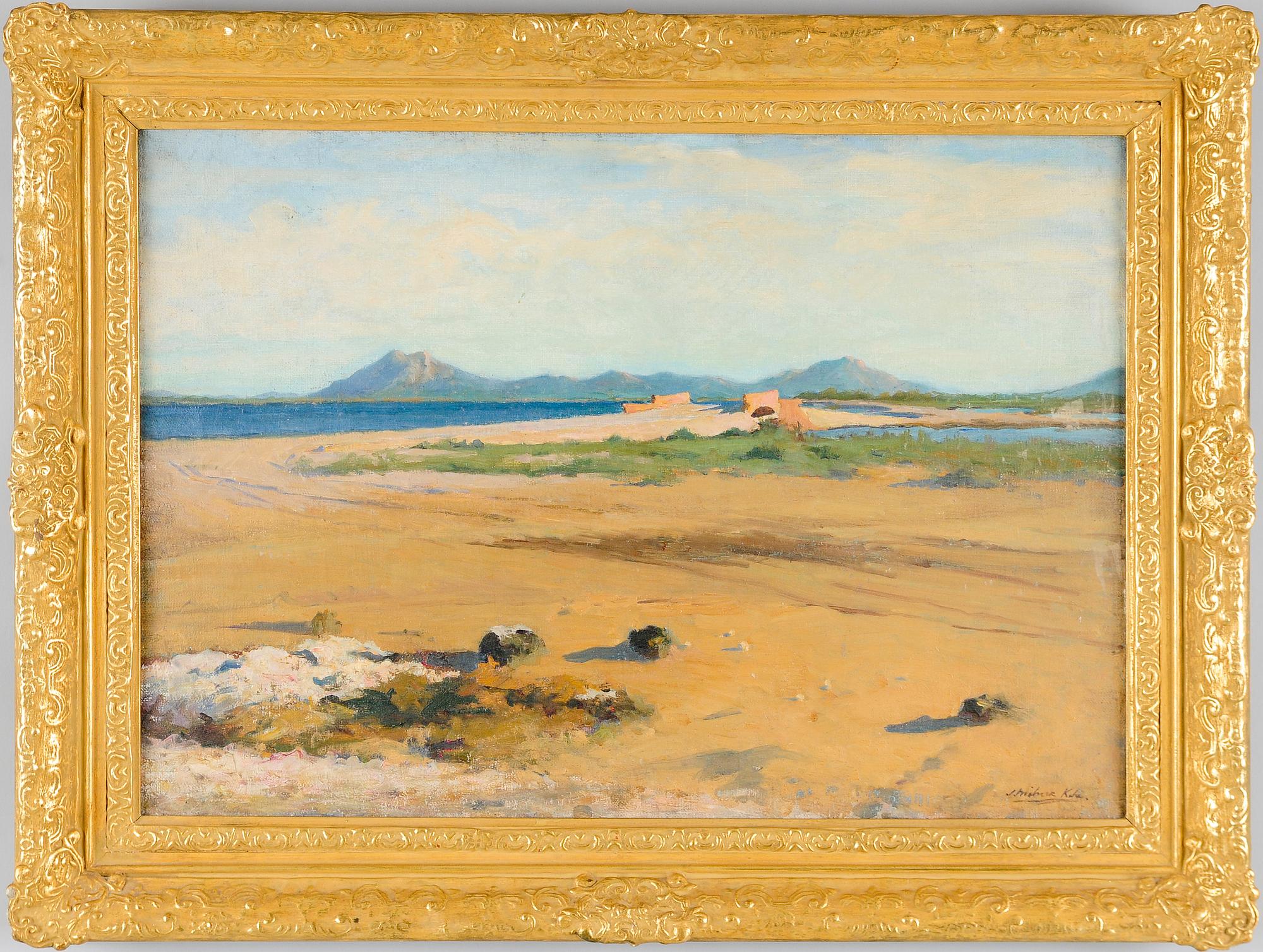 JOSEPH MILNER-KITE, olja på duk, sign.