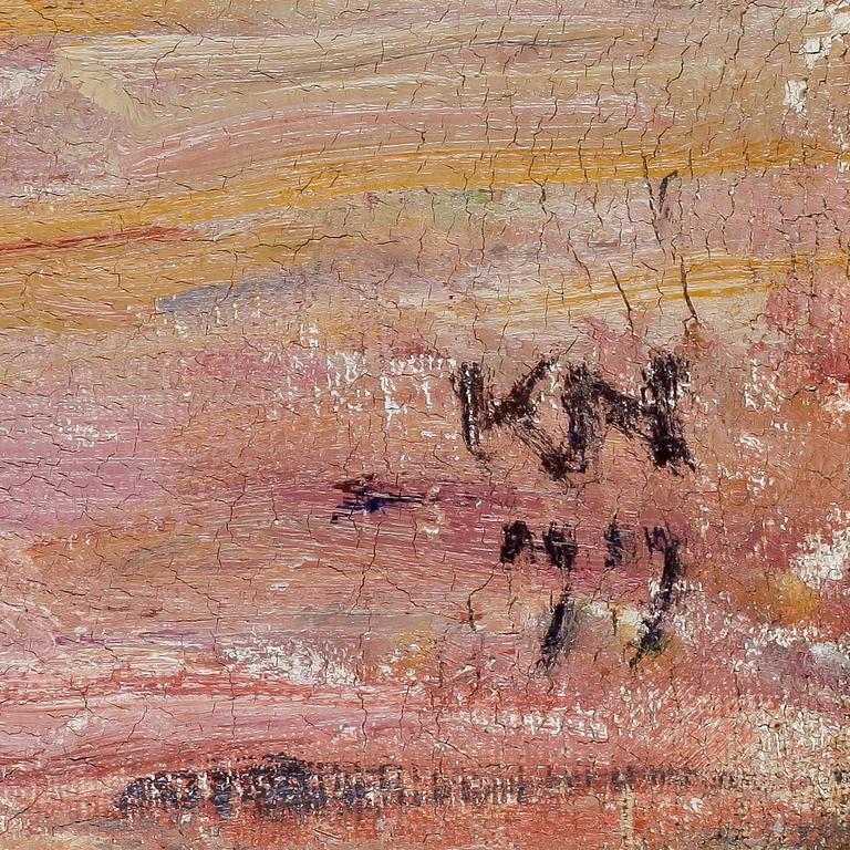 KARL NORDSTRÖM, olja på duk, monogramsignerad och daterad -19.