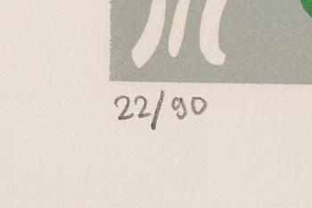 Folder with graphic prints by various artists "Les Hypergraphies".