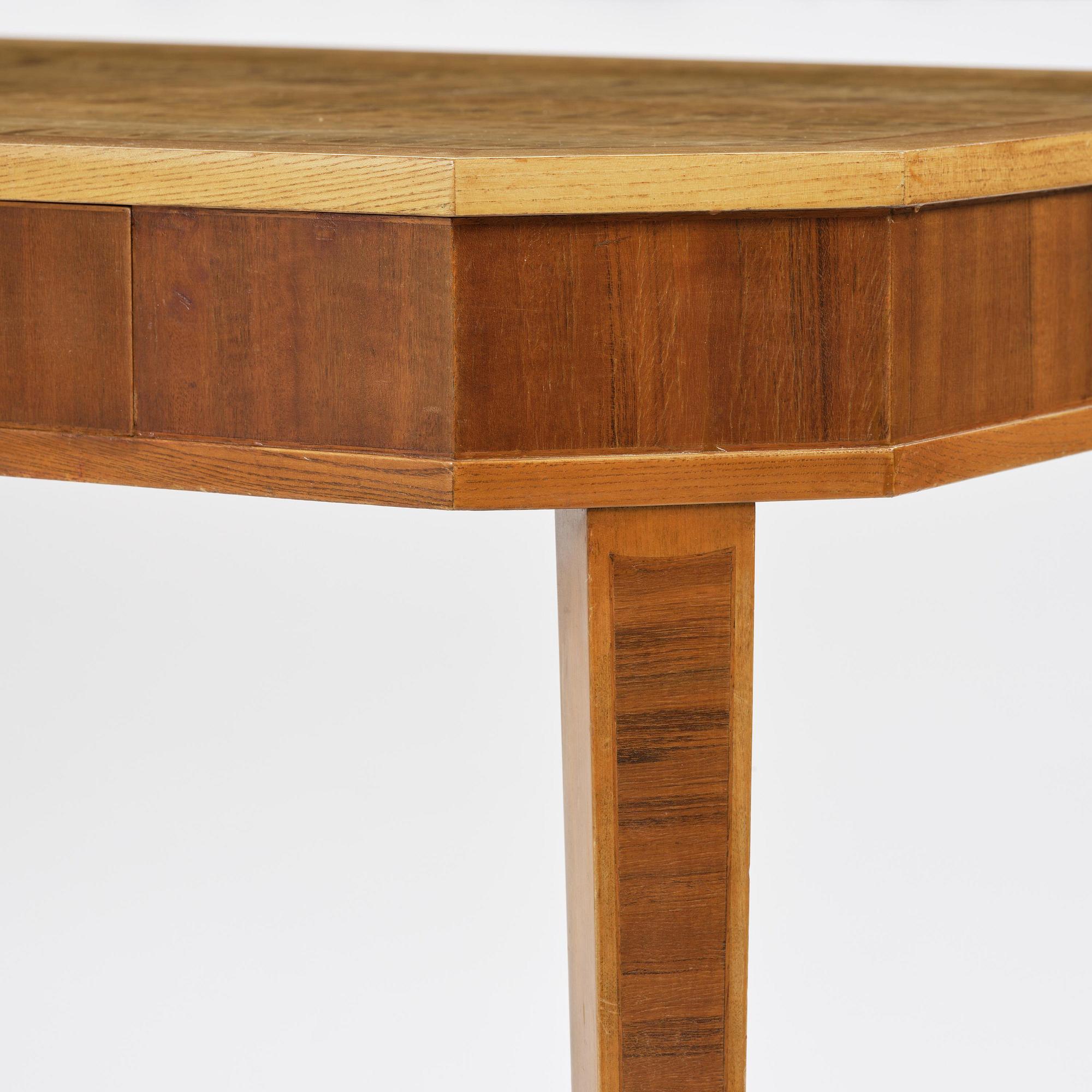 Carl Malmsten, a rare "Rosendal" desk, Nordiska Kompaniet, 1931.
