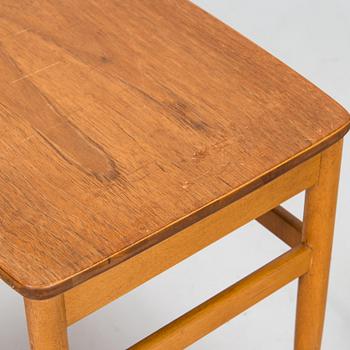 A 3-piece nesting table, mid-20th century.