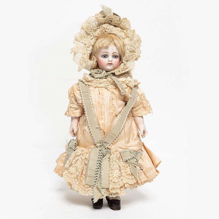 Gaultier, biscuit doll "Fashion Lady", France, late 19th century.