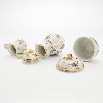 Herend, demitasse kaffeservis, 7 delar,  "Queen Victoria VBO", Ungern.