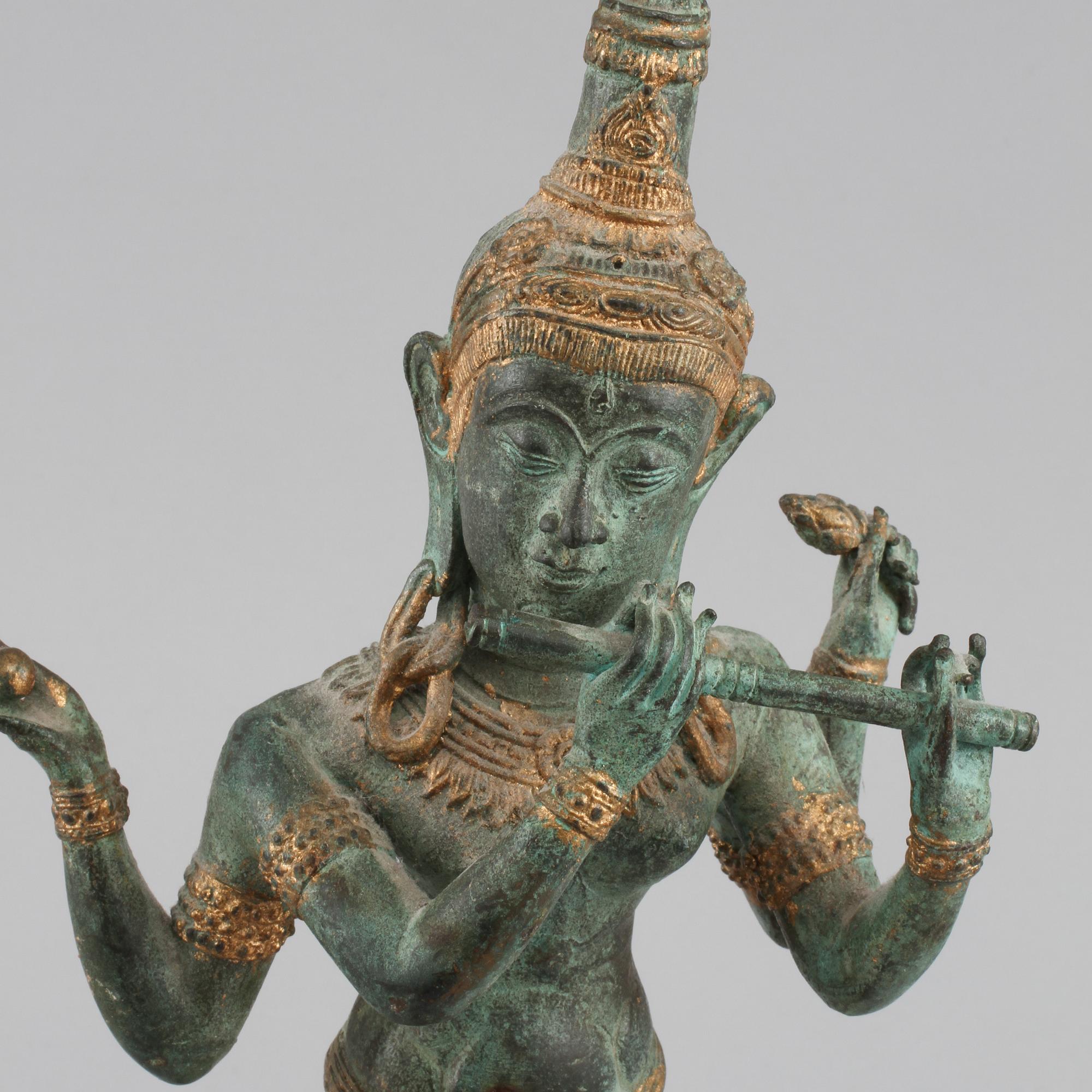 SKULPTUR, patinerad metall,  orientalisk, 1900-talets andra hälft.