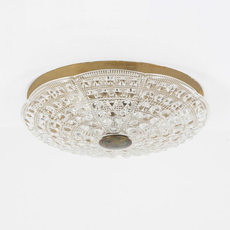Carl Fagerlund, a glass ceiling light, Orrefors.