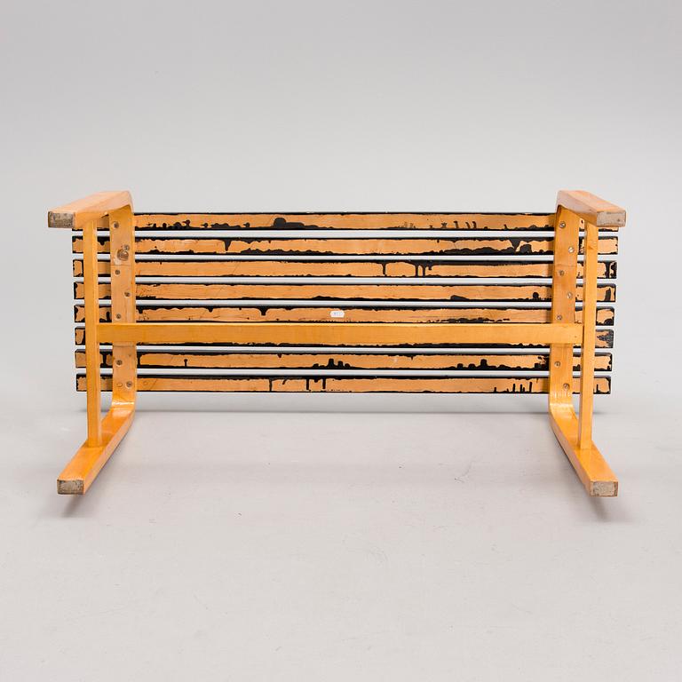 ALVAR AALTO, A BENCH. Model 107. 1940s.