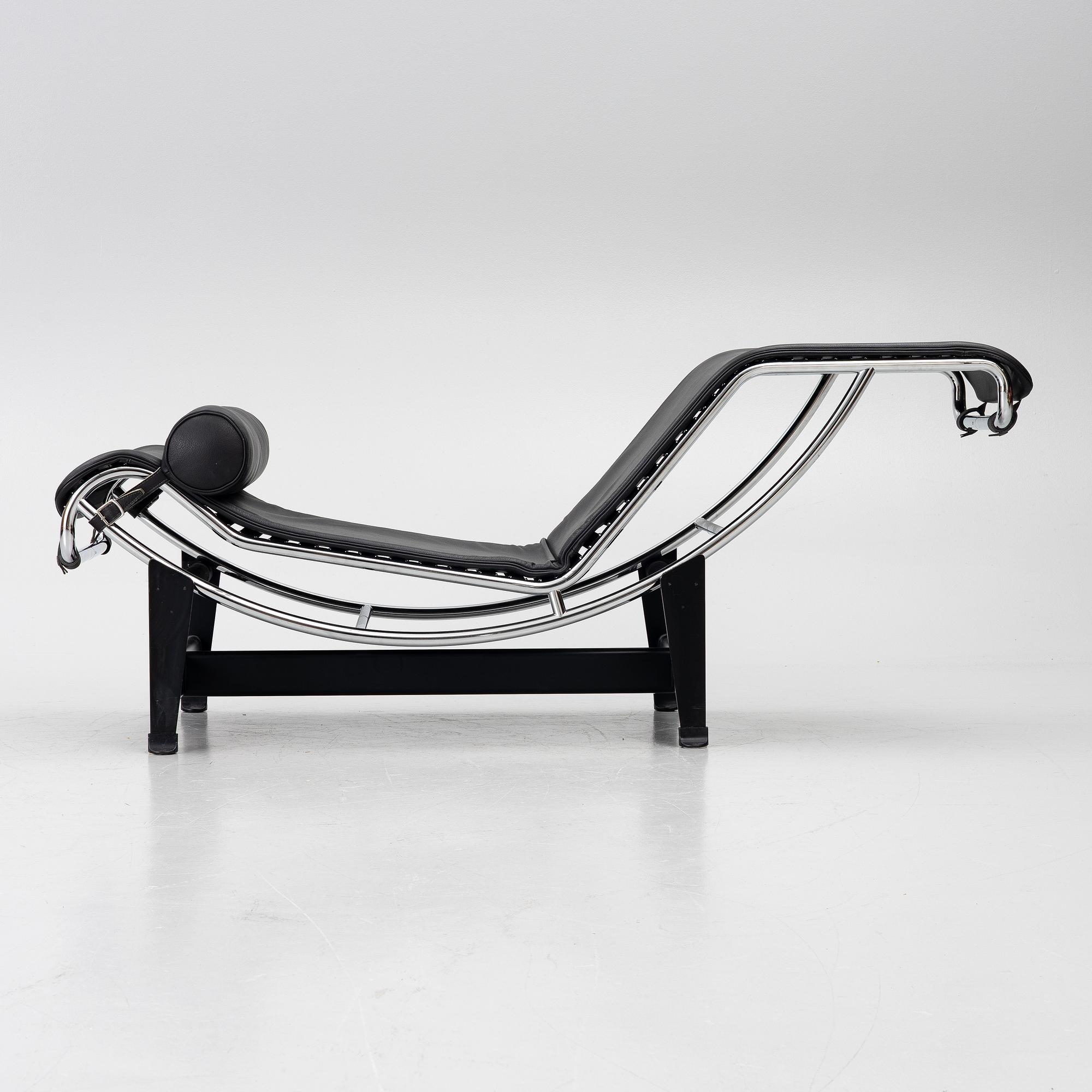Le Corbusier (Charles-Édouard Jeanneret), & Charlotte Perriand, vilstol, "LC4", Cassina, Italien.