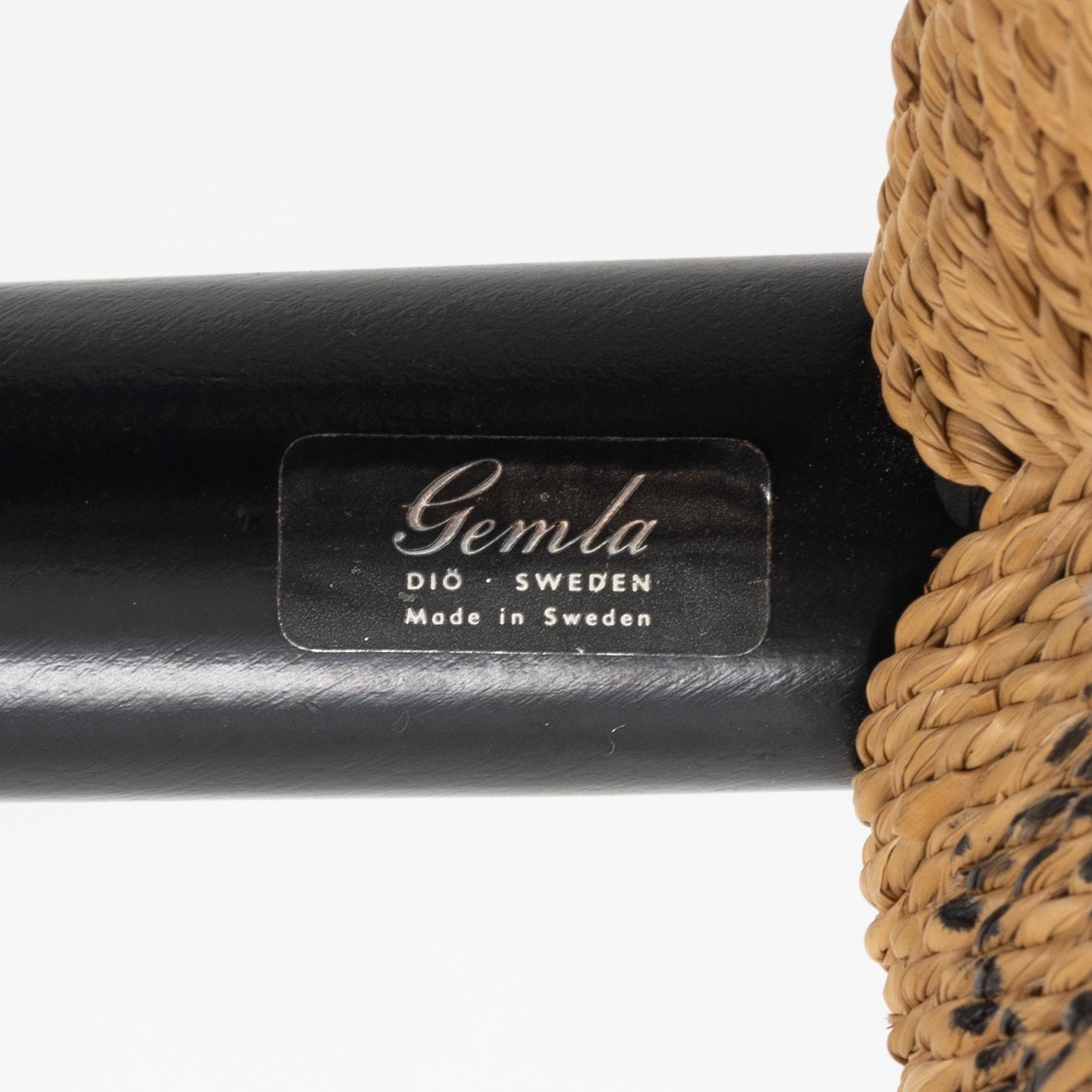 Yngve Ekström, stolar, 7 st, "gracell", Gemla möbler, 1900-talets andra hälft.