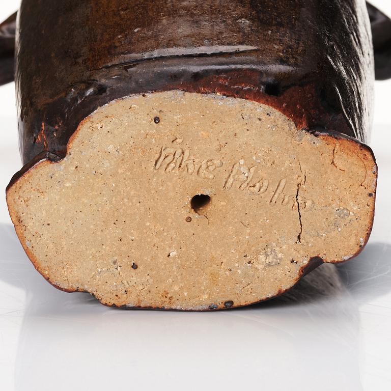 Åke Holm, a stoneware sculpture, Höganäs, Sweden probably 1950s.
