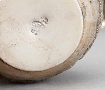 PARTI SILVER, 7 delar, Persien, 1800-/1900-tal, vikt ca 440 gram.