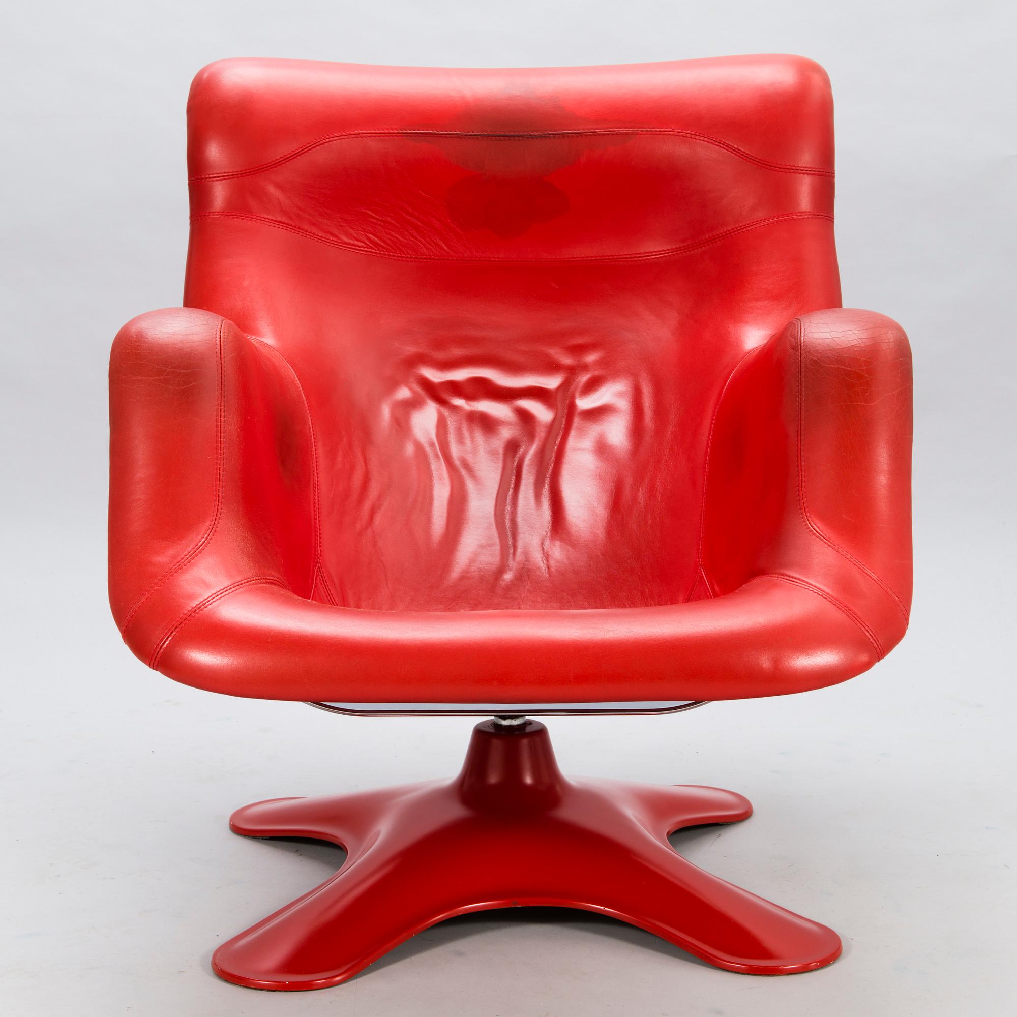 YRJÖ KUKKAPURO, nojatuoli ja rahi, "Karuselli" Haimi, 1970-luku.