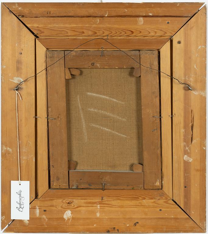 Adolf Hirsch, Park landscape with grazing cows.