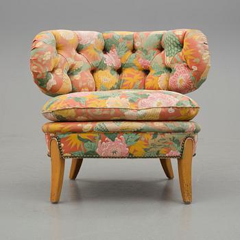 FÅTÖLJ, Otto Schultz för JIO Möbler Jönköping, 1940-50-tal.