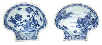 SKÅLFAT, 6 st, porslin, Kina, 1700-tal.